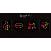 Neon LED MANTA SNL58RGB Płomień Kształt Płomień