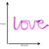 Neon LED MANTA SNL02PKT Love Zasilanie Bateryjne