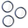 Szkło hartowane na obiektyw 3MK Hardy Lens Protection Pro do Apple iPhone 16 Pro/16 Pro Max Srebrny Cechy dodatkowe Chroni przed zarysowaniami i uszkodzeniem