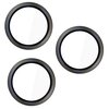 Szkło hartowane na obiektyw 3MK Hardy Lens Protection Pro do Apple iPhone 16 Pro/16 Pro Max Tytanowo-szary Cechy dodatkowe Chroni przed zarysowaniami i uszkodzeniem