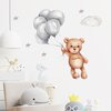 Naklejki na ścianę SIPO Miś z balonikami WS63036 Materiał Tworzywo sztuczne
