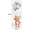 Naklejki na ścianę SIPO Miś z balonikami WS63036 Odporne na promieniowanie UV Tak