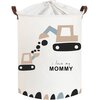 Kosz na zabawki SIPO Koparki I Love Mommy XL