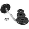 Zestaw hantli SPOKEY Egir (2 x 10.5 kg) Materiał Żeliwo
