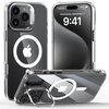 Etui TECH-PROTECT MagStand MagSafe do Apple iPhone 16 Pro Max Transparentny