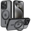 Etui TECH-PROTECT AirStand360 MagSafe do Apple iPhone 16 Pro Czarny mat