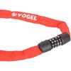 Zapięcie rowerowe VÖGEL VZP-42432R Łańcuch Czerwony Długość [mm] 900