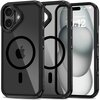 Etui TECH-PROTECT AirHybrid Magsafe do Apple iPhone 16 Przezroczysto-czarny