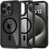 Etui TECH-PROTECT AirHybrid Magsafe do Apple iPhone 16 Pro Max Przezroczysto-czarny