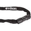 Zapięcie rowerowe VÖGEL VZP-42431BC Łańcuch Czarny Długość [mm] 900