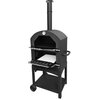 Grill węglowy BOTTARI Vesuvio z komorą do pieczenia pizzy 35.5 x 32.5 cm.