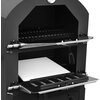 Grill węglowy BOTTARI Vesuvio z komorą do pieczenia pizzy 35.5 x 32.5 cm. Pokrywa Nie