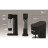 Saturator DAFI PushAir + 3 syropy Czarny Cechy dodatkowe Regulowany poziom nasycenia CO2
