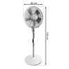Wentylator HB SF4004WS Średnica śmigła [cm] 40