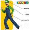Strój karnawałowy DISGUISE Super Mario Luigi 110-122 cm Rozmiar S
