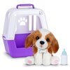 Zabawka interaktywna COBI Little Live Pets Piesek z transporterem MO-26548 Materiał Plusz