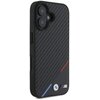 Etui BMW Carbon Tricolor Line MagSafe do Apple iPhone 16 Plus Czarny Kompatybilność Apple iPhone 16 Plus