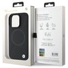 Etui BMW Sign Leather Half Textured And Circle MagSafe do Apple iPhone 16 Pro Czarny Marka telefonu Apple