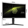 Monitor MSI MAG 275CQRF QD E2 27" 2560x1440px 180Hz 0.5 ms [GTG] Curved Przeznaczenie Dla gracza