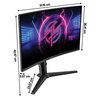 Monitor MSI MPG 275CQRXF 27" 2560x1440px 240Hz 0.5 ms [GTG] Curved Przeznaczenie Dla gracza
