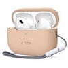 Etui na słuchawki TECH-PROTECT Silicone do Apple Airpods Pro 1/2 Beżowy