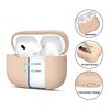 Etui na słuchawki TECH-PROTECT Silicone do Apple Airpods Pro 1/2 Beżowy Kompatybilność Apple AirPods Pro 2 gen