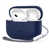Etui na słuchawki TECH-PROTECT Silicone do Apple Airpods Pro 1/2 Granatowy