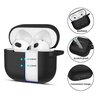 Etui na słuchawki TECH-PROTECT Silicone Hook do Apple Airpods 3 Czarny Możliwość ładowania Nie