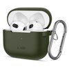 Etui na słuchawki TECH-PROTECT Silicone Hook do Apple Airpods 3 Zielone