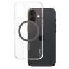 Etui PANZERGLASS Flagship MagSafe do Apple iPhone 16 Przezroczysto-czarny
