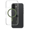 Etui PANZERGLASS Flagship MagSafe do Apple iPhone 16 Przezroczysto-zielony