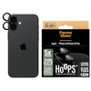 Szkło hartowane na obiektyw PANZERGLASS Hoops do Apple iPhone 16/16 Plus Czarny Seria telefonu iPhone