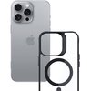 Etui 3MK Satin Guardx MagCase do Apple iPhone 16 Pro Max Przezroczysto-czarny Seria telefonu iPhone