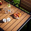 Stół ogrodowy PATIO Solar Brązowo-czarny Rodzaj Stół ogrodowy