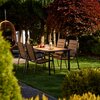 Krzesło ogrodowe PATIO Solar Brązowy Obróbka Metalowa