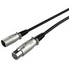 Kabel XLR męski - XLR żeński HYPERX 3 m Czarny Rodzaj Kabel