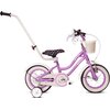Rower dziecięcy SUN BABY Heart Bike 12 cali dla dziewczynki Fioletowy Rozmiar ramy [cal] 8.25