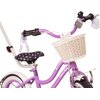 Rower dziecięcy SUN BABY Heart Bike 12 cali dla dziewczynki Fioletowy Wiek 3 lata