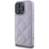 Etui GUESS Quilted Metal Logo do Apple iPhone 16 Pro Max Jasnofioletowy Seria telefonu iPhone