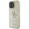 Etui GUESS Fixed Glitter Big 4G do Apple iPhone 16 Pro Złoty Seria telefonu iPhone