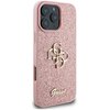 Etui GUESS Fixed Glitter Big 4G do Apple iPhone 16 Pro Różowy Kompatybilność Apple iPhone 16 Pro