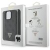 Etui GUESS Leather Metal Logo Strass Crossbody do Apple iPhone 16 Pro Czarny Marka telefonu Apple