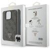 Etui GUESS Leather Metal Logo Strass Crossbody do Apple iPhone 16 Pro Brązowy Marka telefonu Apple