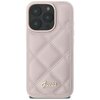 Etui GUESS Quilted Metal Logo do Apple iPhone 16 Pro Różowy Model telefonu iPhone 16 Pro
