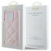 Etui GUESS Quilted Metal Logo do Apple iPhone 16 Pro Różowy Marka telefonu Apple