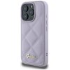 Etui GUESS Quilted Metal Logo do Apple iPhone 16 Pro Jasnofioletowy Seria telefonu iPhone