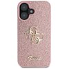 Etui GUESS Fixed Glitter Big 4G do Apple iPhone 16 Różowy Model telefonu iPhone 16