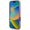 Etui GUESS Fixed Glitter Big 4G do Apple iPhone 16 Różowy Dominujący kolor Różowy