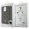 Etui GUESS Leather Metal Logo Strass Crossbody do Apple iPhone 16 Pro Max Brązowy Marka telefonu Apple