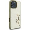 Etui KARL LAGERFELD Metal Signature do Apple iPhone 16 Pro Złoty Kompatybilność Apple iPhone 16 Pro